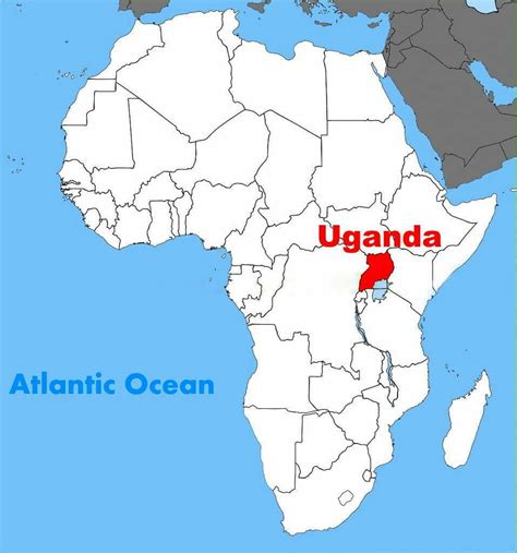 Map Uganda Africa Political Map Of Uganda Ezilon Maps Map Of