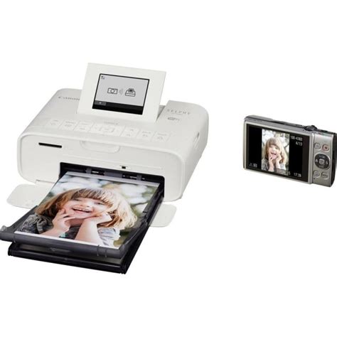 Canon Selphy Cp1200 Compact Wireless Photo Printer White 0600c010