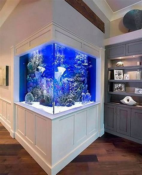 Stunning Aquarium Design Ideas For Indoor Decorations 4 Corner