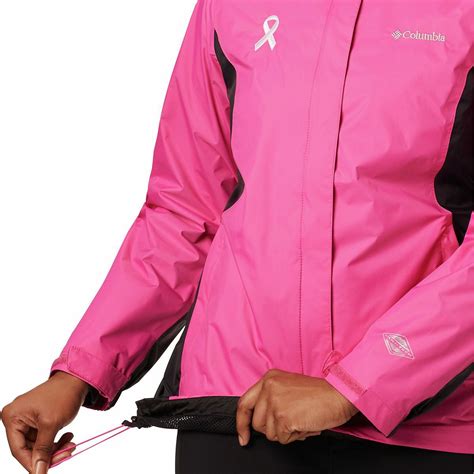 Columbia Tested Tough In Pink Ii Rain Jacket Womens