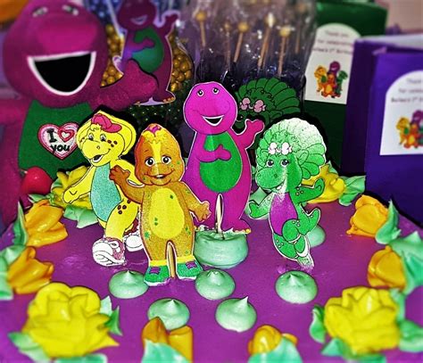 Barney And Friends Cake Toppers