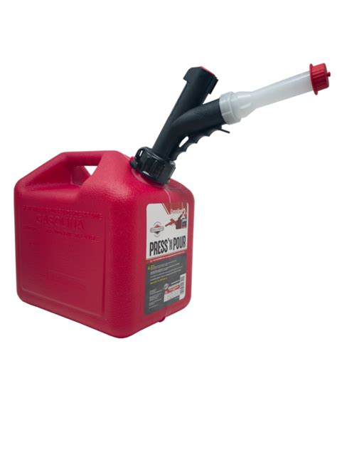 Garage Boss Press N Pour 2 Gallon Gas Can Tpg Plastics