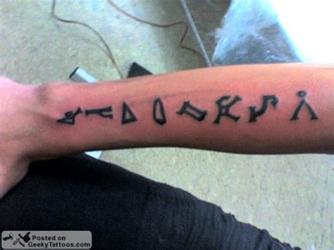 Bei uns erfährst alles zu deiner tätowierung und wir setzen deine idee um. Raymond's Stargate Tattoos @ Geeky Tattoos