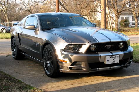 Stripes On Sterling Grey Metallic Gt Mustang Evolution