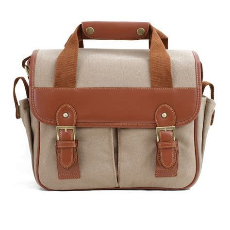 Canvas Camera Bag Shoulder Strap C110 Tan Oliday Touch Of Modern