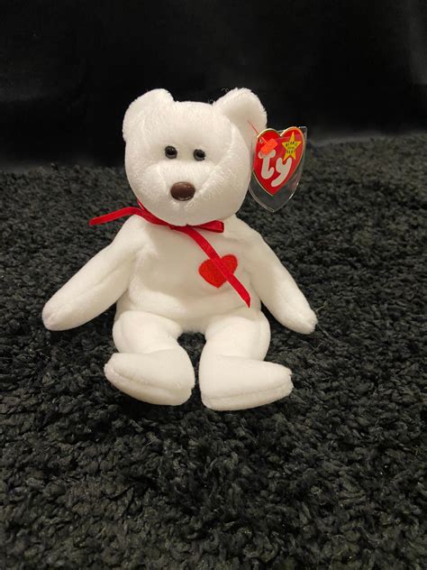 Rare Vintage 1993 Retired Ty Beanie Babies Valentino With Etsy UK