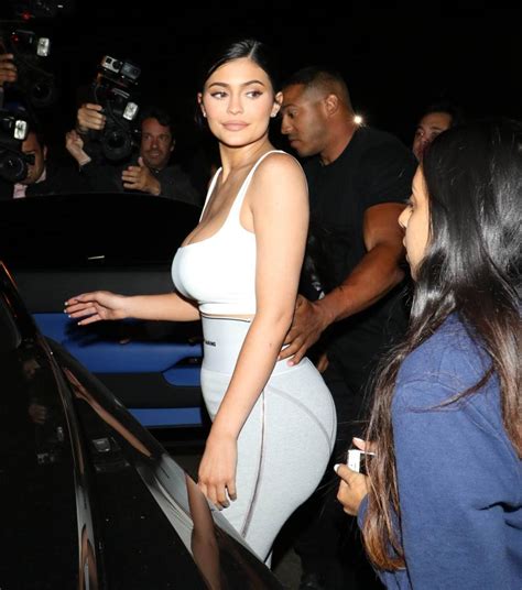 Get The Look Kylie Jenners Alexander Wang Leggings And White Crop