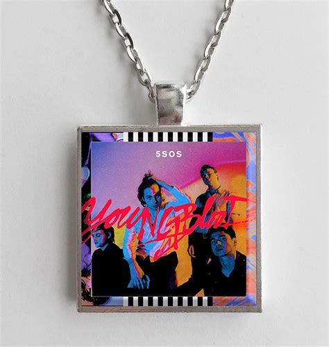 5 Seconds Of Summer Youngblood Album Cover Art Pendant Necklace