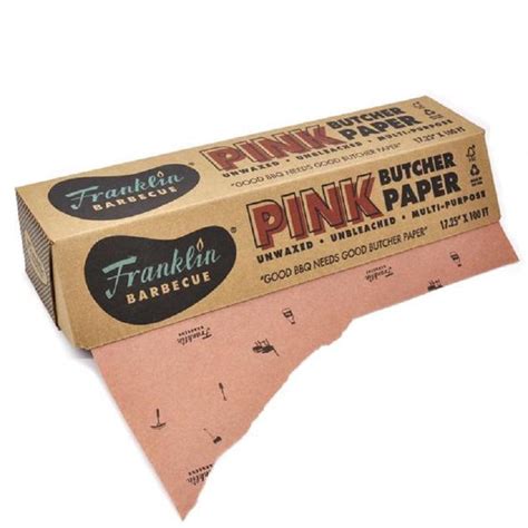 Franklin Barbecue Pink Butcher Paper Roll Austin Texas — Faradays