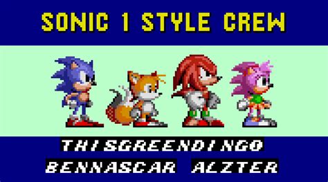 Old Sonic 1 Style Crew Custom Sprites By Superl14m On Deviantart