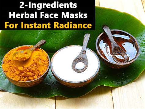 2 Ingredient Herbal Face Masks For Instant Radiance