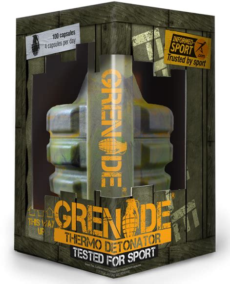 Download Tested For Sport Grenade Thermo Detonator 100 Capsules Png
