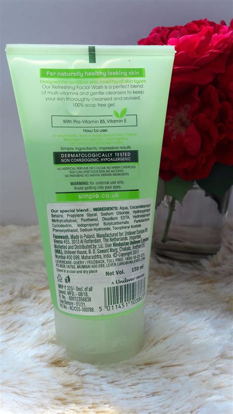 Simple Refreshing Facial Wash Review Belleness Maven Skincare
