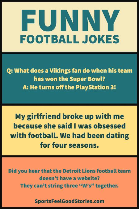 150 Funny Football Jokes To Audible When You Need A Score