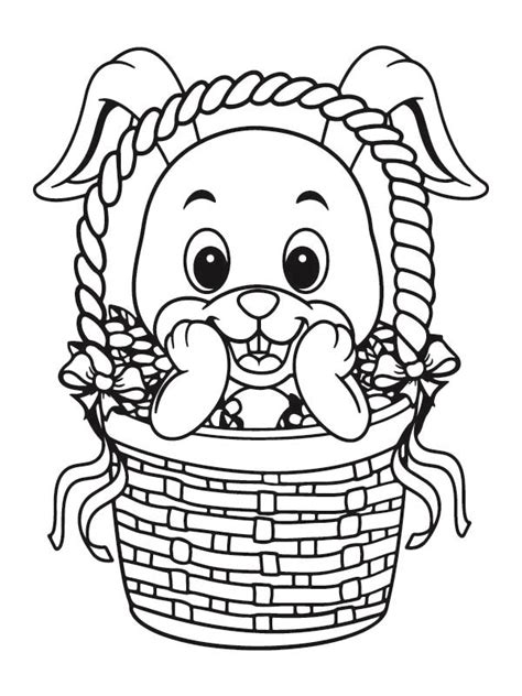 Easter Bunny Easter Rabbit Coloring Pages Free Printable Coloring