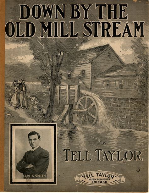 Down By The Old Mill Stream Historic American Sheet Music
