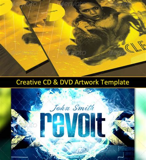 Creative Cd And Dvd Artwork Template Entheosweb