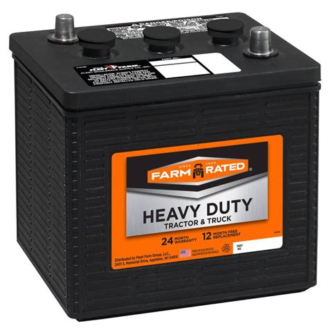 Farm Rated Tractor Truck 6v Battery Grp 1 24 Mo 640 Cca By Farm Rated