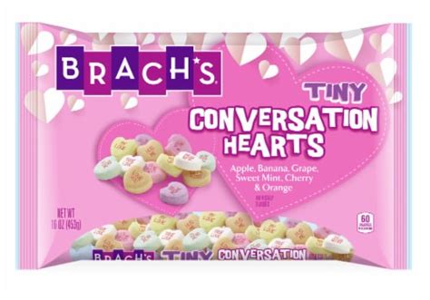 Brachs Tiny Conversation Hearts Candy Valentine 14 Oz Bakers