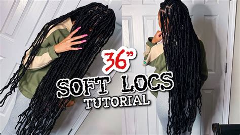 Easy Extended 36 Soft Locs Tutorial Youtube