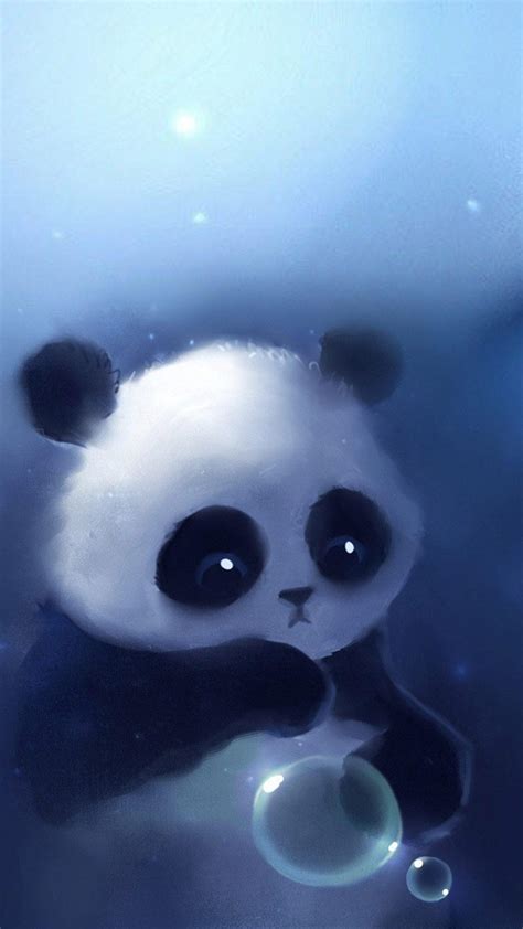 Cute Blue Panda Wallpapers Top Free Cute Blue Panda Backgrounds