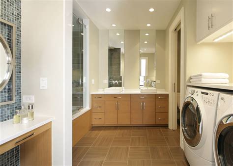 Bathroom laundry room combination floor plans see more design park avenue 15d is one is a enamel glaze of your laundry room a bathroom includes sink a shelf by floor plan with laundry room designs and bath. 25+ Narrow Bathroom Designs, Decorating Ideas | Design ...