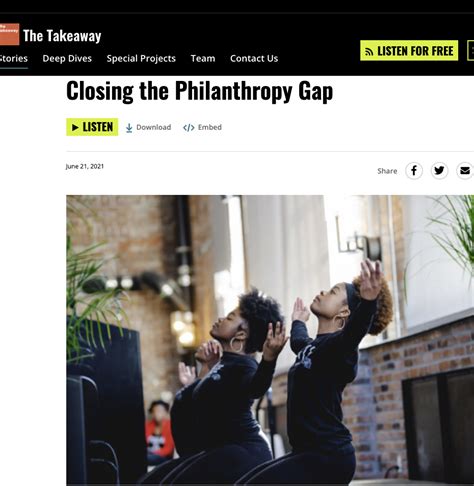 wnyc the takeaway closing the philanthropy gap grantmakers for girls of color