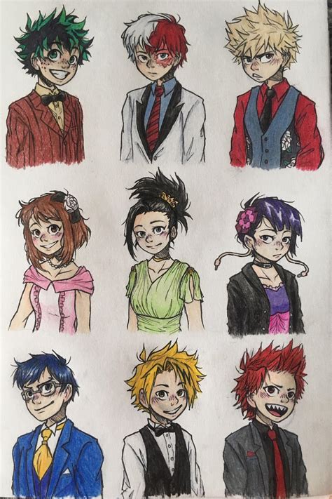 Mha Formal Outfits By Lyssabug16 On Deviantart