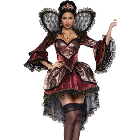Wonderland Queen Costume 8046 In Character Costumes Redblack Walmart