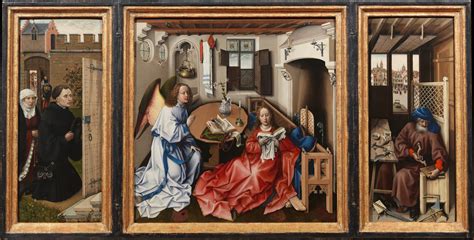 Robert Campin Annunciation Triptych 1427 Cove