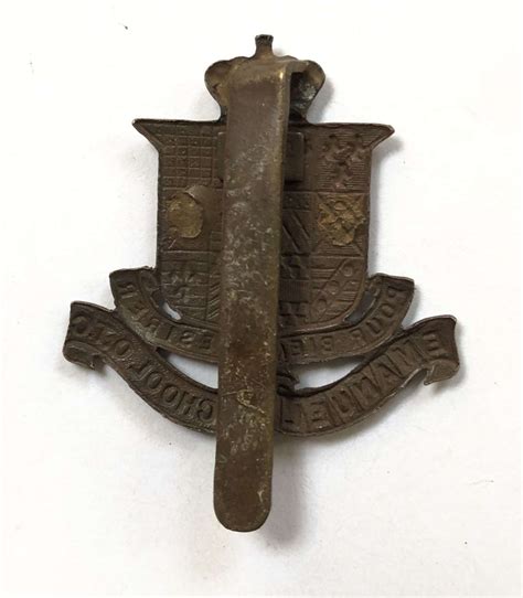 Emanual School Otc Wandsworth London Cap Badge Circa 1908 40