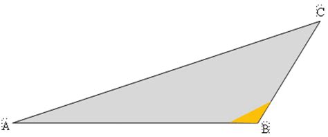 Habe ein stumpfwinkliges dreieck mit den maßen a = 66,4 b = 62 winkel beta = 115,6° wie komme ich auf die seite c des dreiecks? Gondrams buntes Schülermosaik - Dreiecke