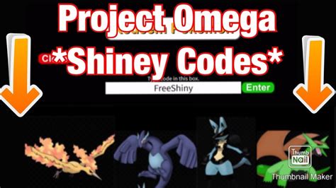 Project Pokémon Omega Shiny Pokemon Codes Roblox Youtube