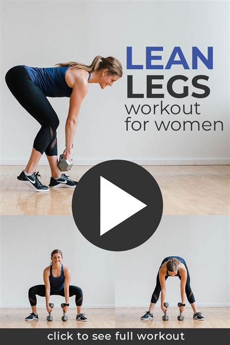 Minute Leg Workout At Home With Dumbbells Nourish Move Love In