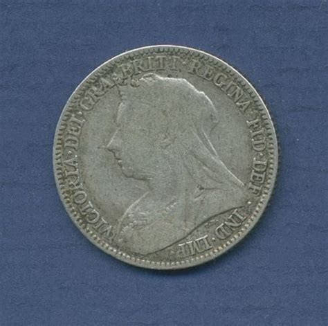 Großbritannien 6 Pence 1897 Königin Victoria Km 779 Sehr Schön