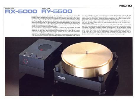 Free Audio Service Manuals Free Download Micro Seiki Rx 5000 Ry 5500