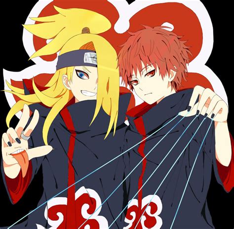 Sasori And Deidera Anime Naruto Akatsuki Naruto