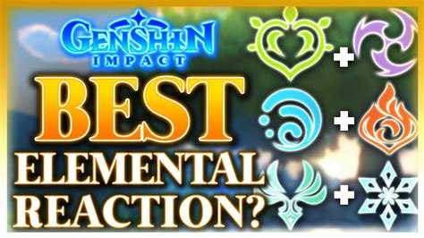 Reviewing Every Elemental Reaction Genshin Impact Youtube