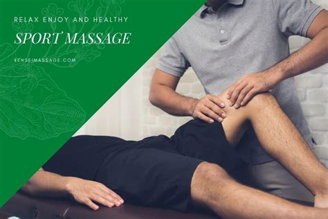 Mengenal Sport Massage Pijat Untuk Menangani Cedera Saat Olahraga Kensei Massage