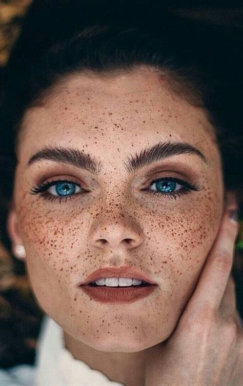 moody portrait photography women with freckles beautiful freckles freckles makeup