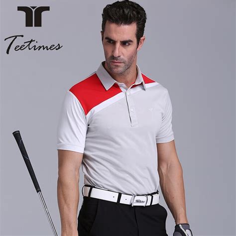 High Quality Golf T Shirt 3d Embroidery Men Brand T Shirts Custom Golf