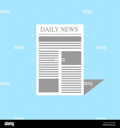 Vector Illustration Of Black And White Newspaper Layout In Square