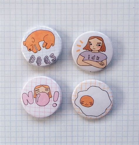Pin And Patches Cute Pins Buttons