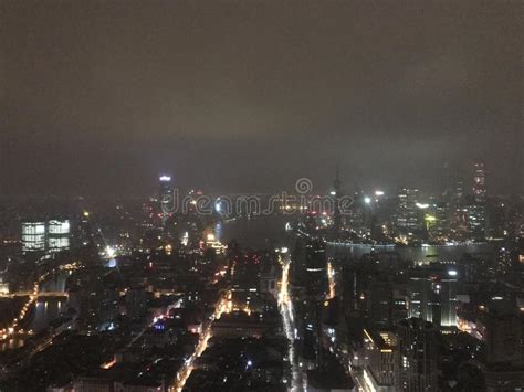 Shanghai Stock Photo Image Of Skyline Midnight Bund 87281062