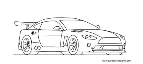 Signup for free weekly drawing tutorials. How To Draw A Race Car For Kids | Cool car drawings, Car ...