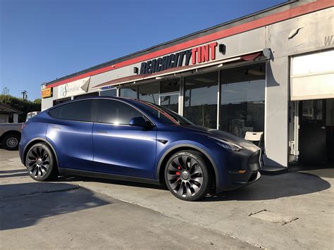 Tesla Model Y Blue Tesla Model Y Likely To Roll Out Of Fremont Plant