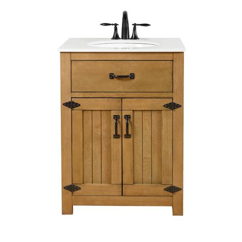 Choose from a variety of farmhouse, modern, and traditional styles! Decor Living Cheyenne 24 in. Vanity in A Rustic Wood ...