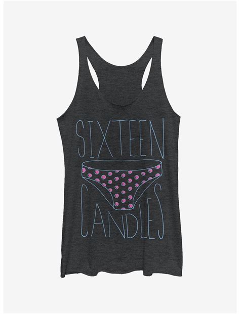 Sixteen Candles Borrowed Panties Girls Tank Top Black Hot Topic