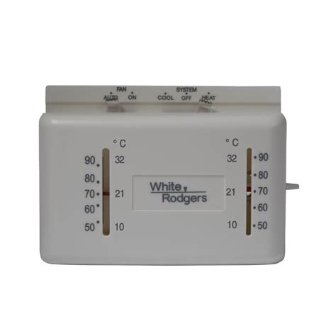 White Rodgers Wr Heatcool Mercury Free Non Programmable Thermostat