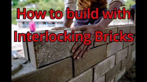 How To Build With Interlocking Bricks Cseb In Load Bearing Wall
